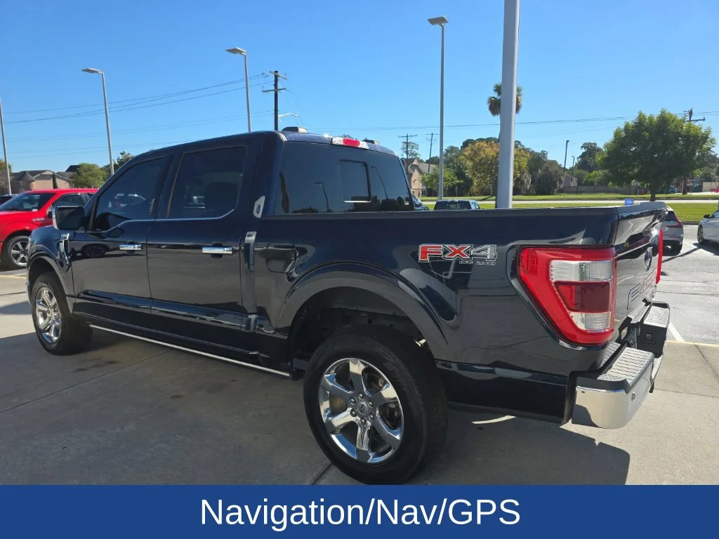 Used 2023 Antimatter Blue Metallic Ford Lariat image 4