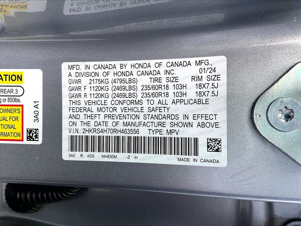 Used 2024 Silver Honda EX-L image 34