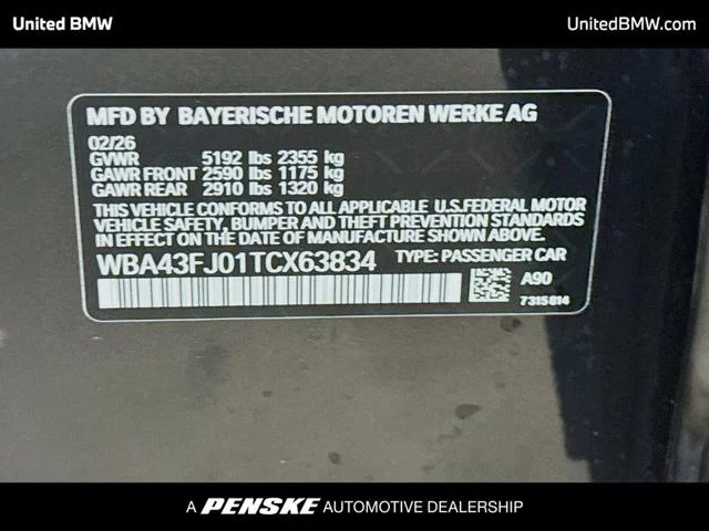 New 2026 Dark Graphite Metallic BMW 530i image 15
