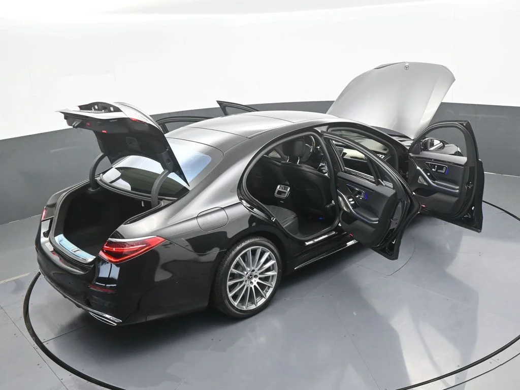 Used 2021 Obsidian Black/designo Diamon White Mercedes-Benz S 580 image 78