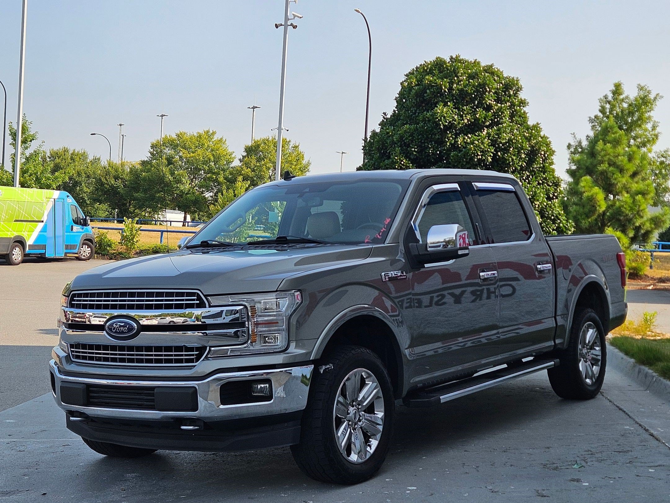 Used 2019 Silver Spruce Metallic Ford LARIAT image 3