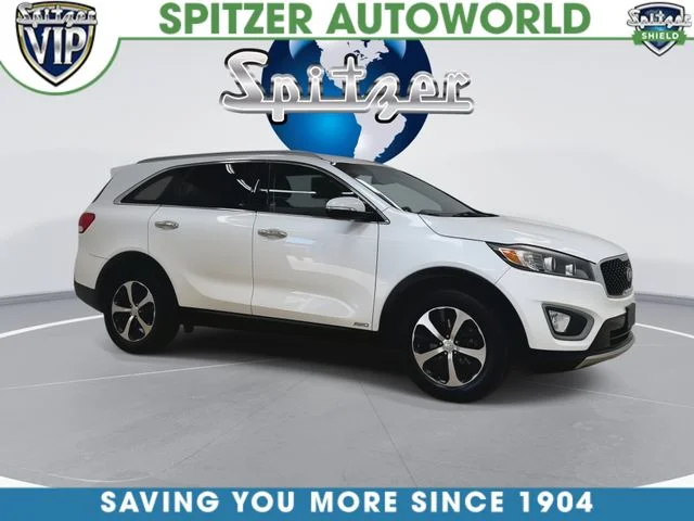 Used 2016 Kia Sorento EX with VIN 5XYPHDA18GG012374 for sale in Mansfield, OH