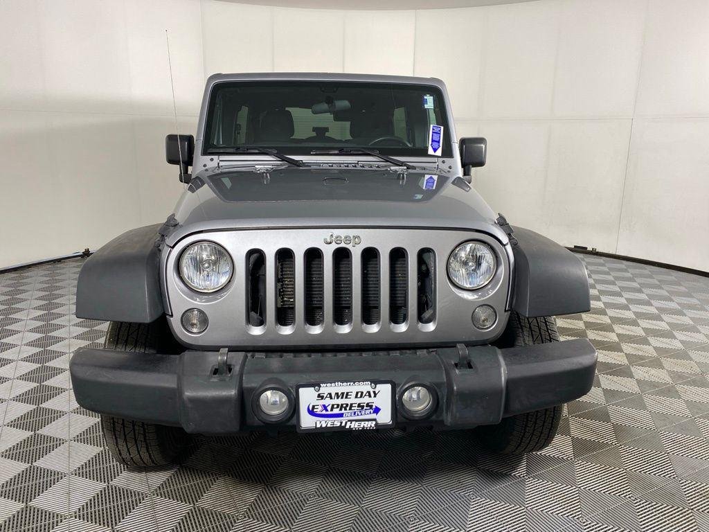 Used 2016 Billet Silver Metallic Clearco Jeep Unlimited Sport image 4