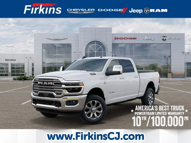 New 2026 Bright White Clear-Coat Exterior Paint RAM Laramie image 1