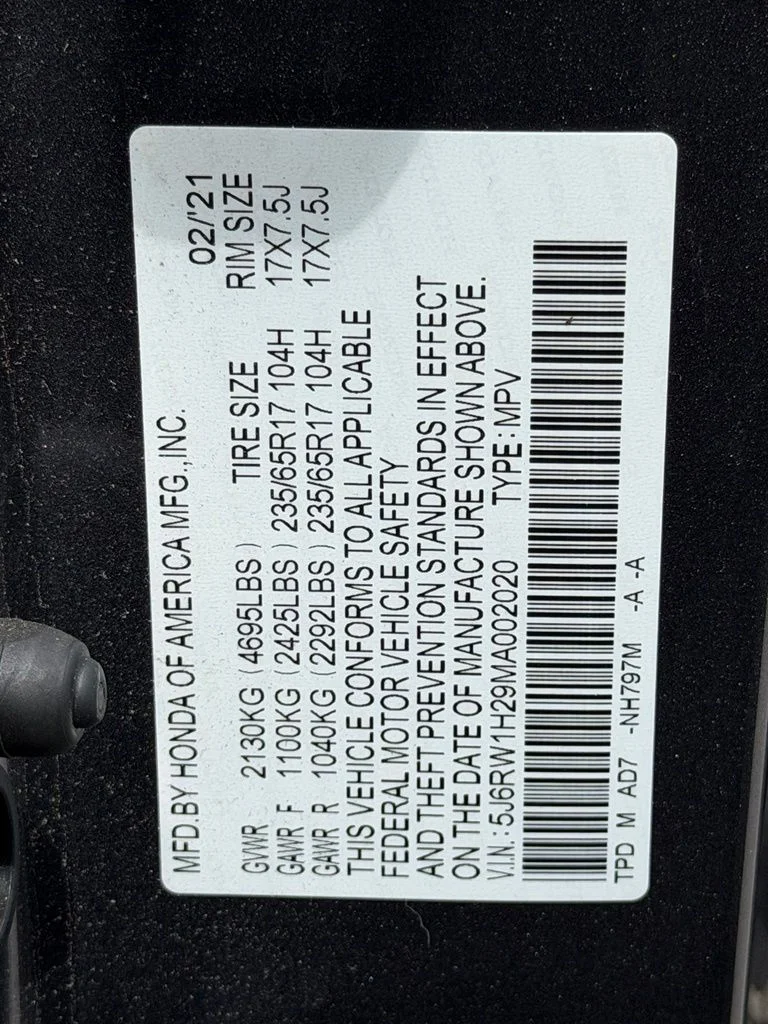 Certified Used 2021 Gray Honda LX image 23