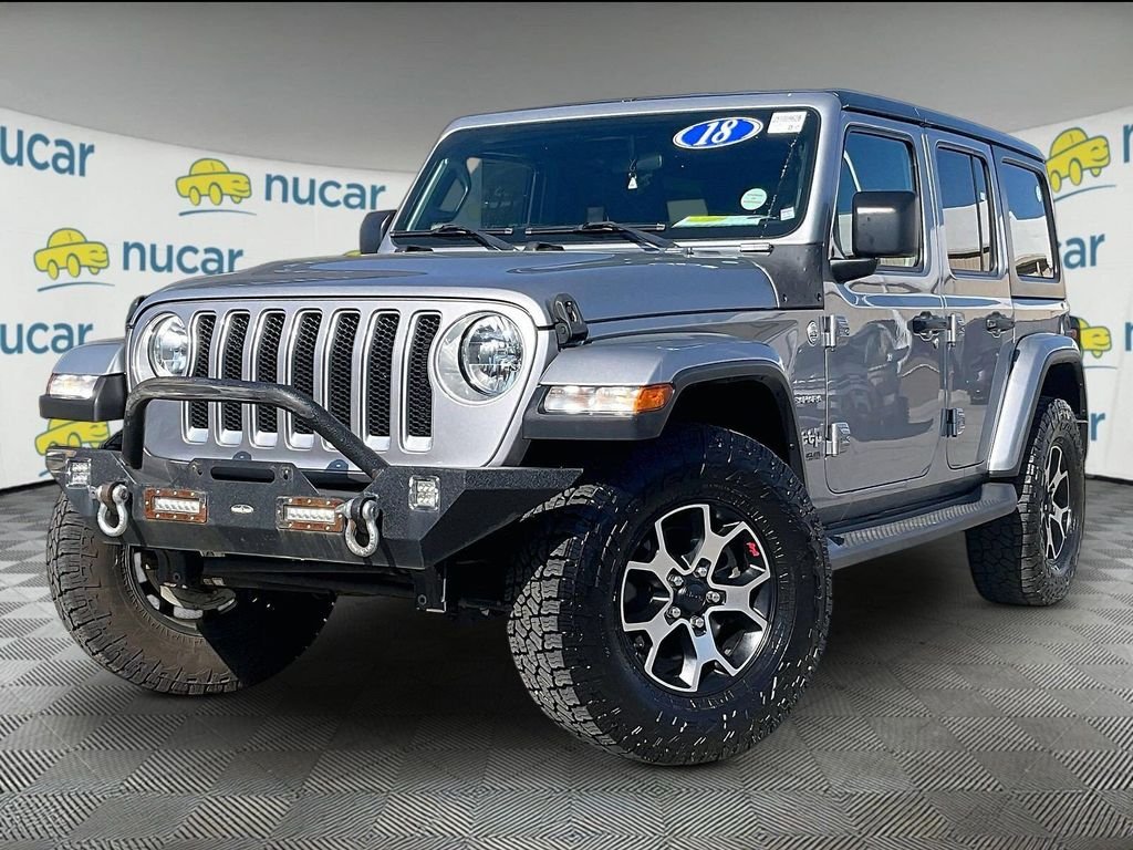 Used 2018 Silver Jeep Unlimited Sahara image 3