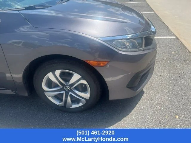 Used 2017 Honda Civic LX with VIN 19XFC2F52HE000553 for sale in Little Rock, AR