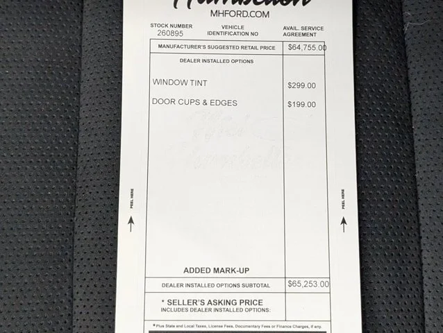 New 2026 Star White Metallic Tri-Coat Ford Tremor® image 59