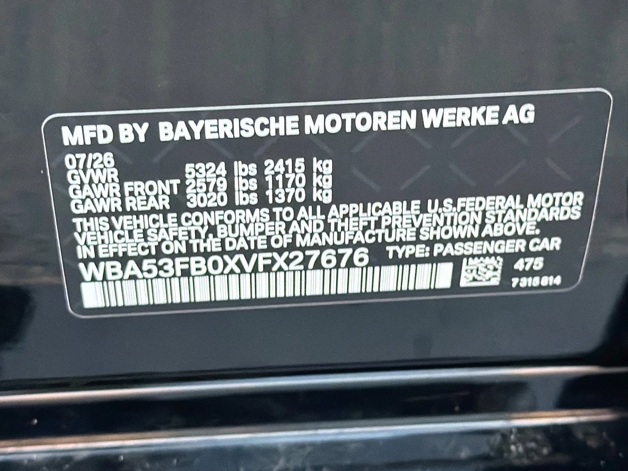 New 2027 Black Sapphire Metallic BMW M440i image 44