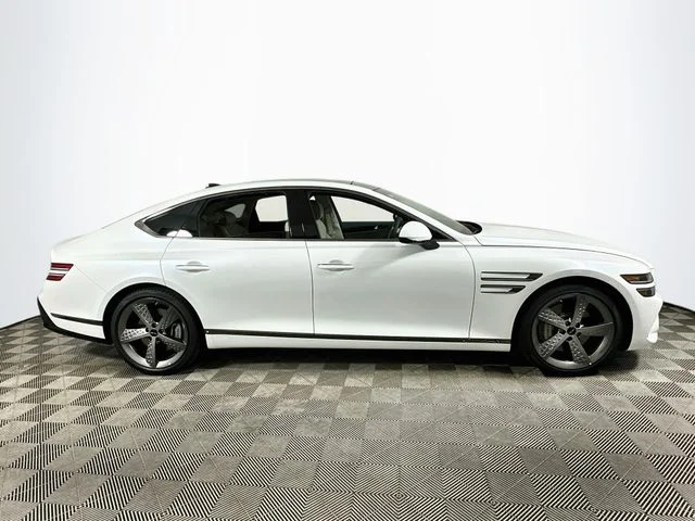New 2027 White Genesis 3.5T Sport Prestige image 3