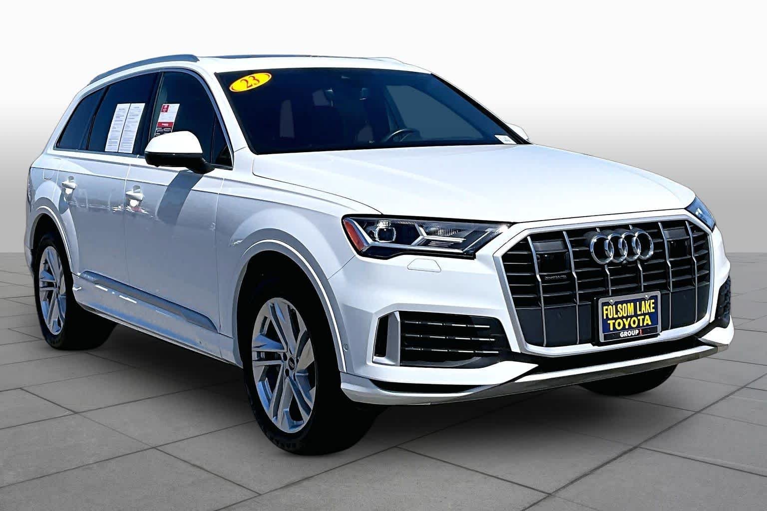 Used 2023 Glacier White Metallic Audi Premium image 2
