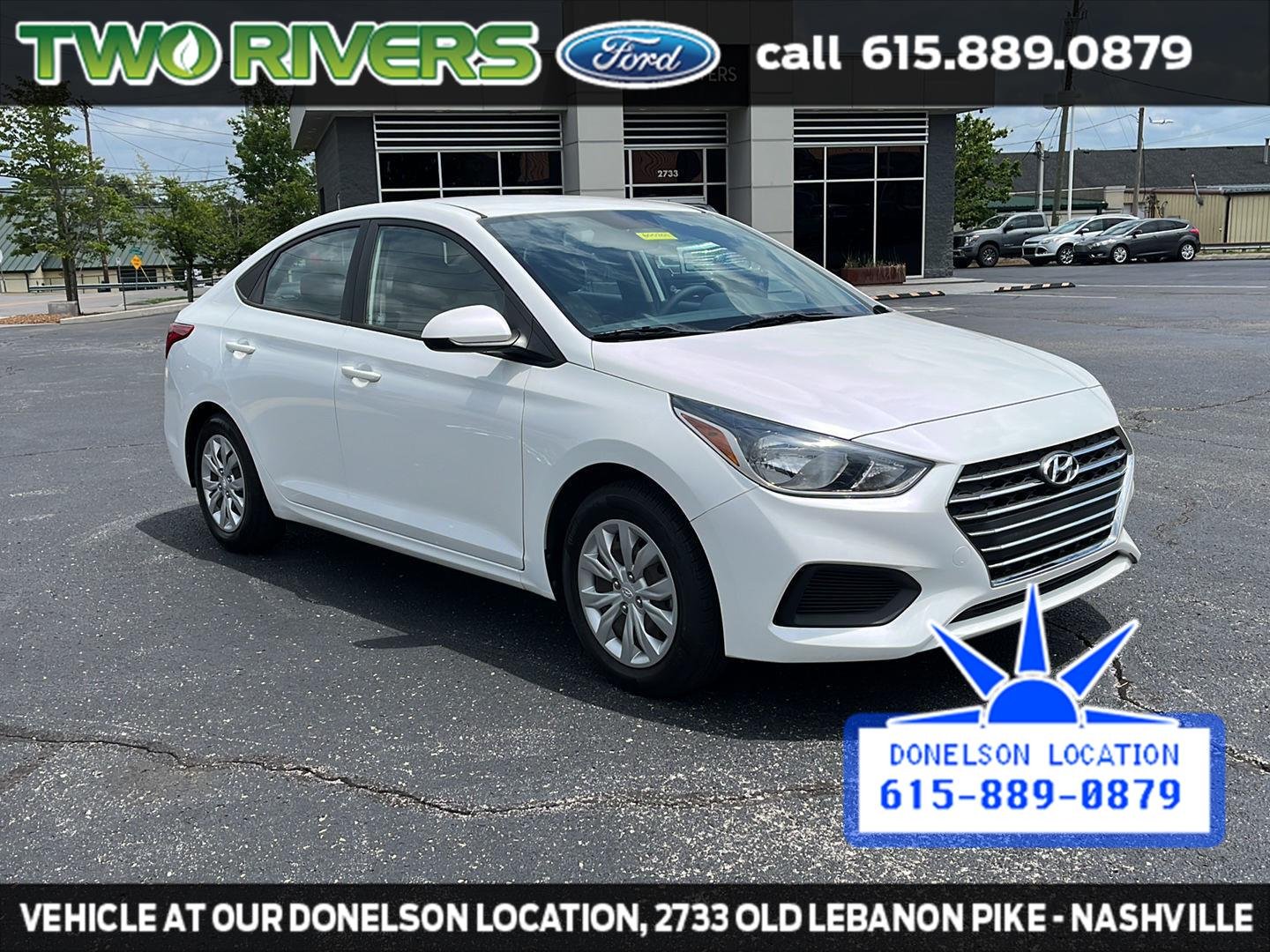 Used 2020 Frost White Pearl Hyundai SE image 2
