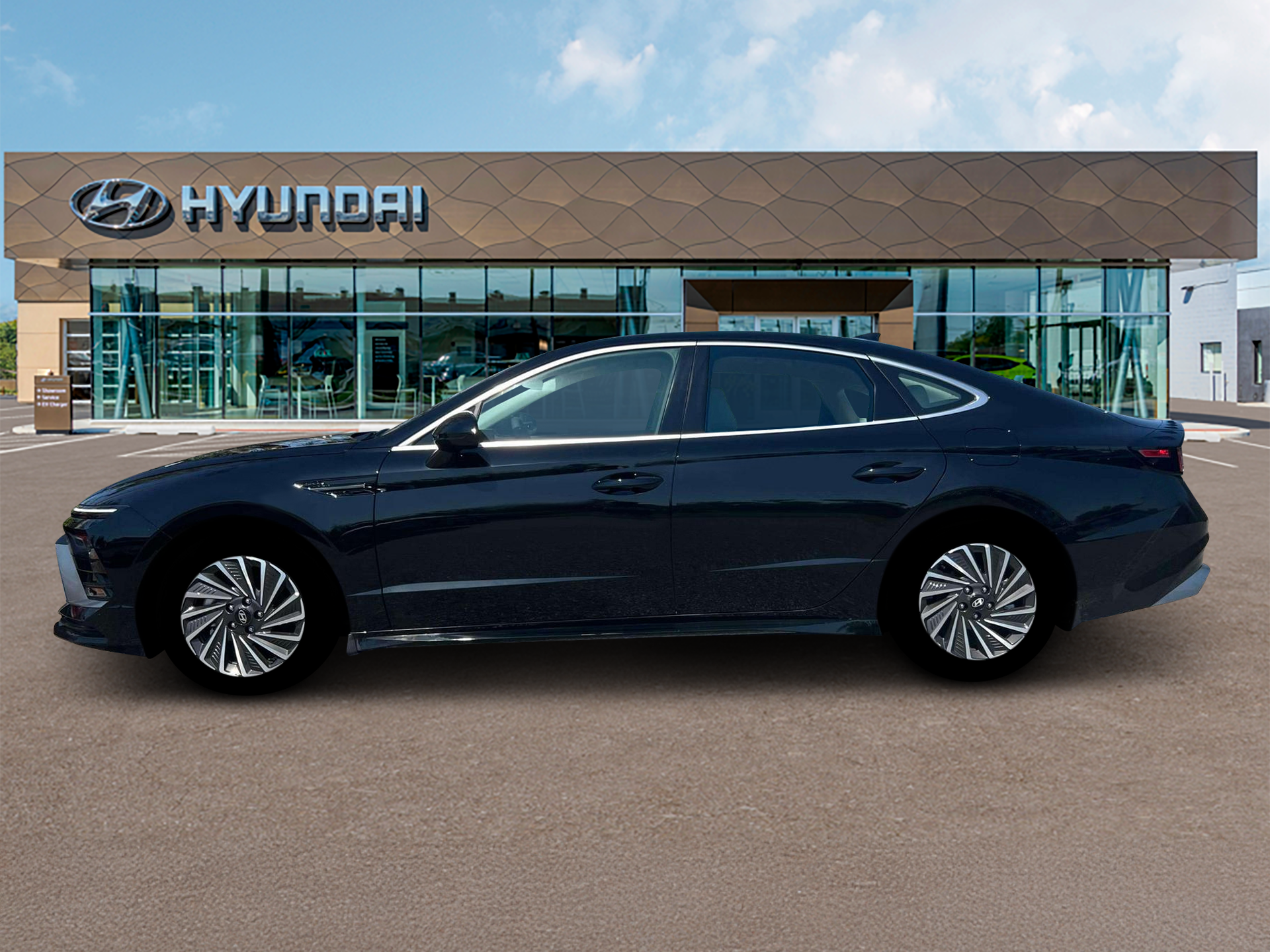 New 2025 Black Hyundai SEL image 3
