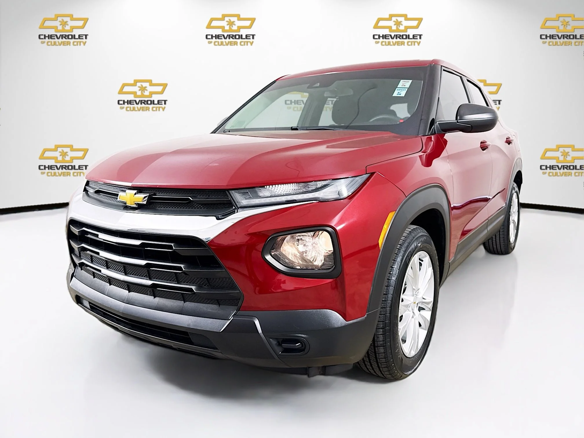 Used 2021 SCARLET RED METALLIC Chevrolet LS image 3