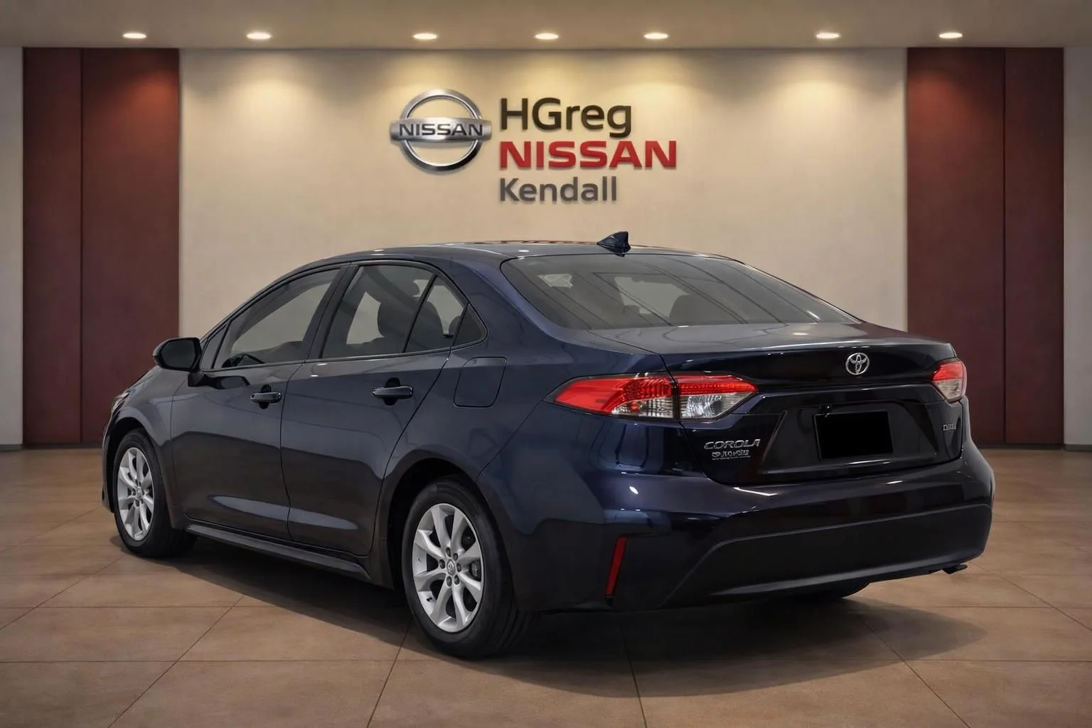 Used 2024 Blue Toyota LE image 2