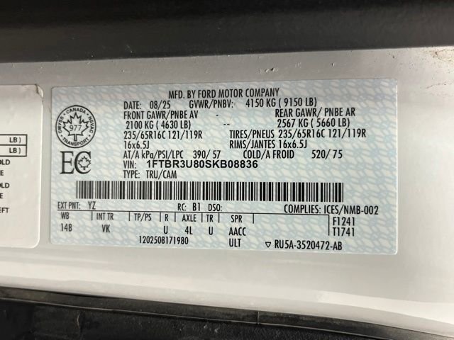 Used 2025 Oxford White Ford Base image 29