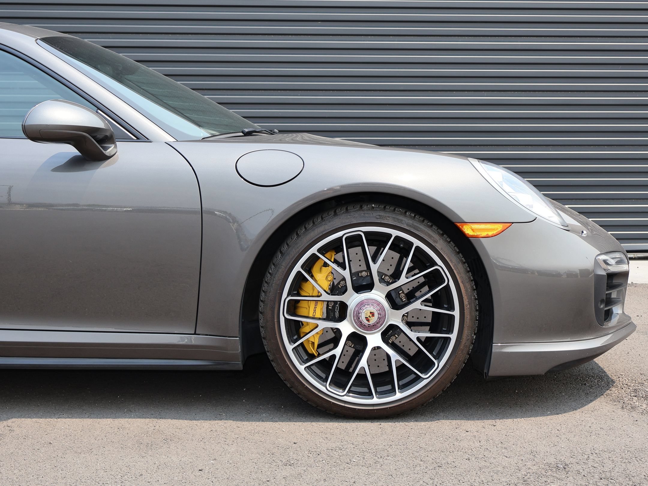 Used 2014 Agate Gray Metallic Porsche Turbo S image 12