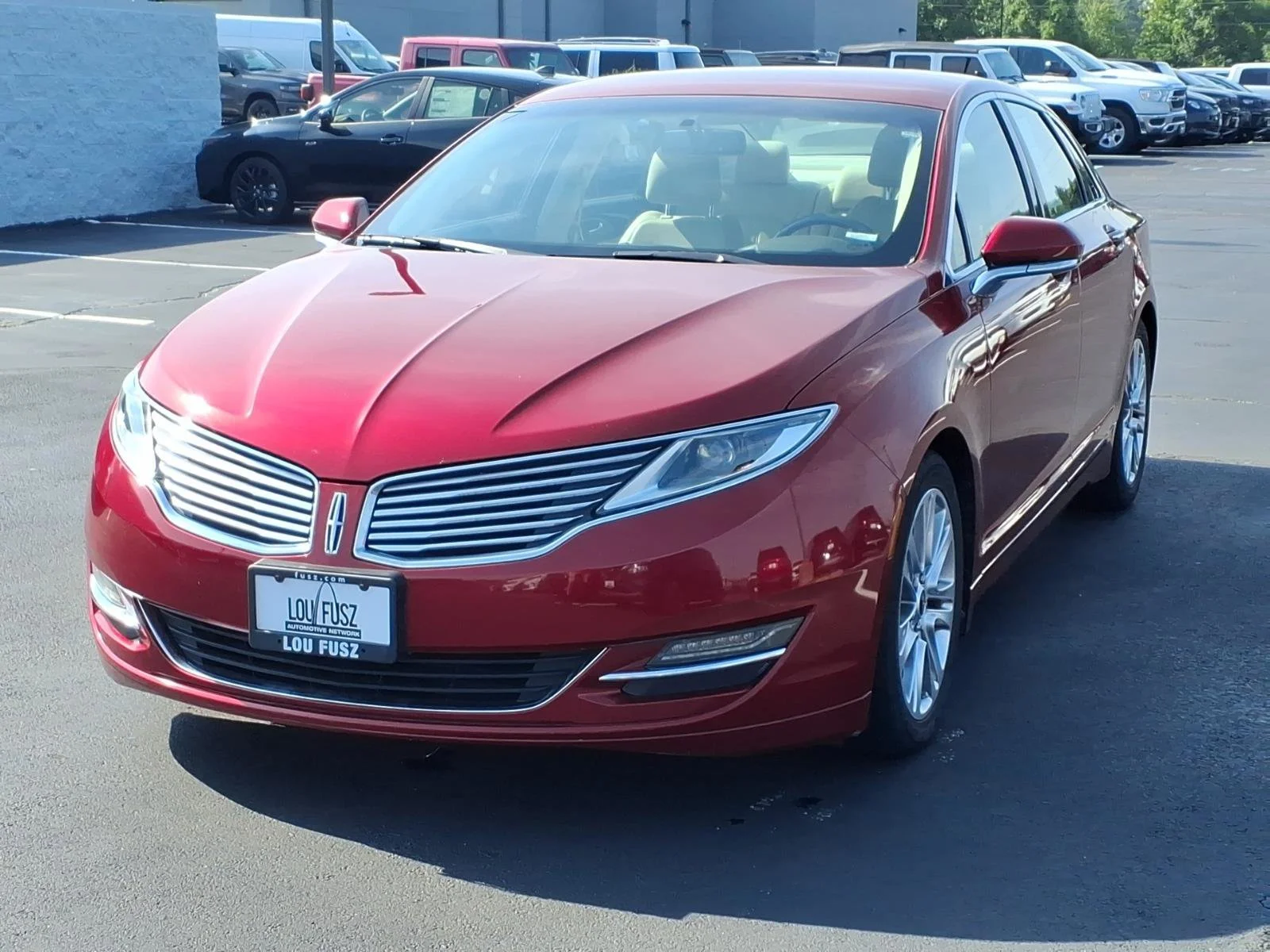 Used 2014 Ruby Red Metallic Lincoln Base image 2