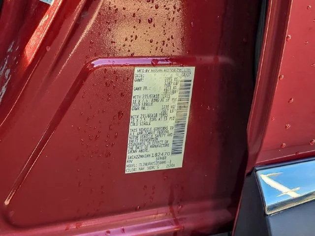 Used 2017 Red Nissan S image 14
