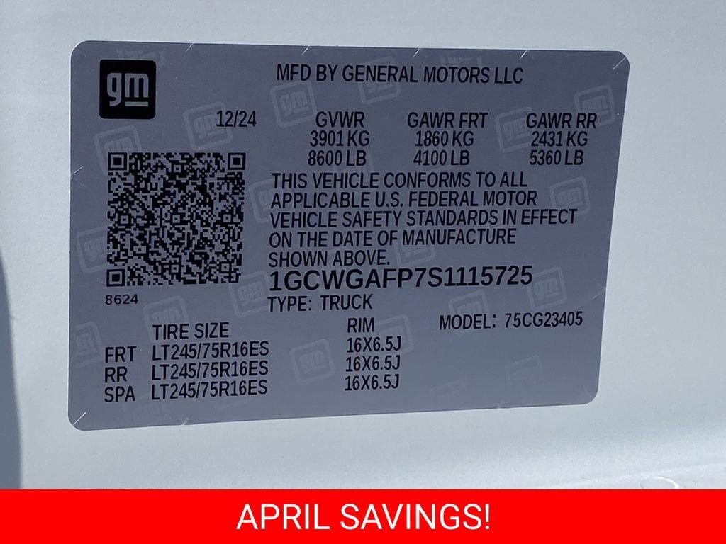 2025 Chevrolet Express Cargo Work Van - Photo 23