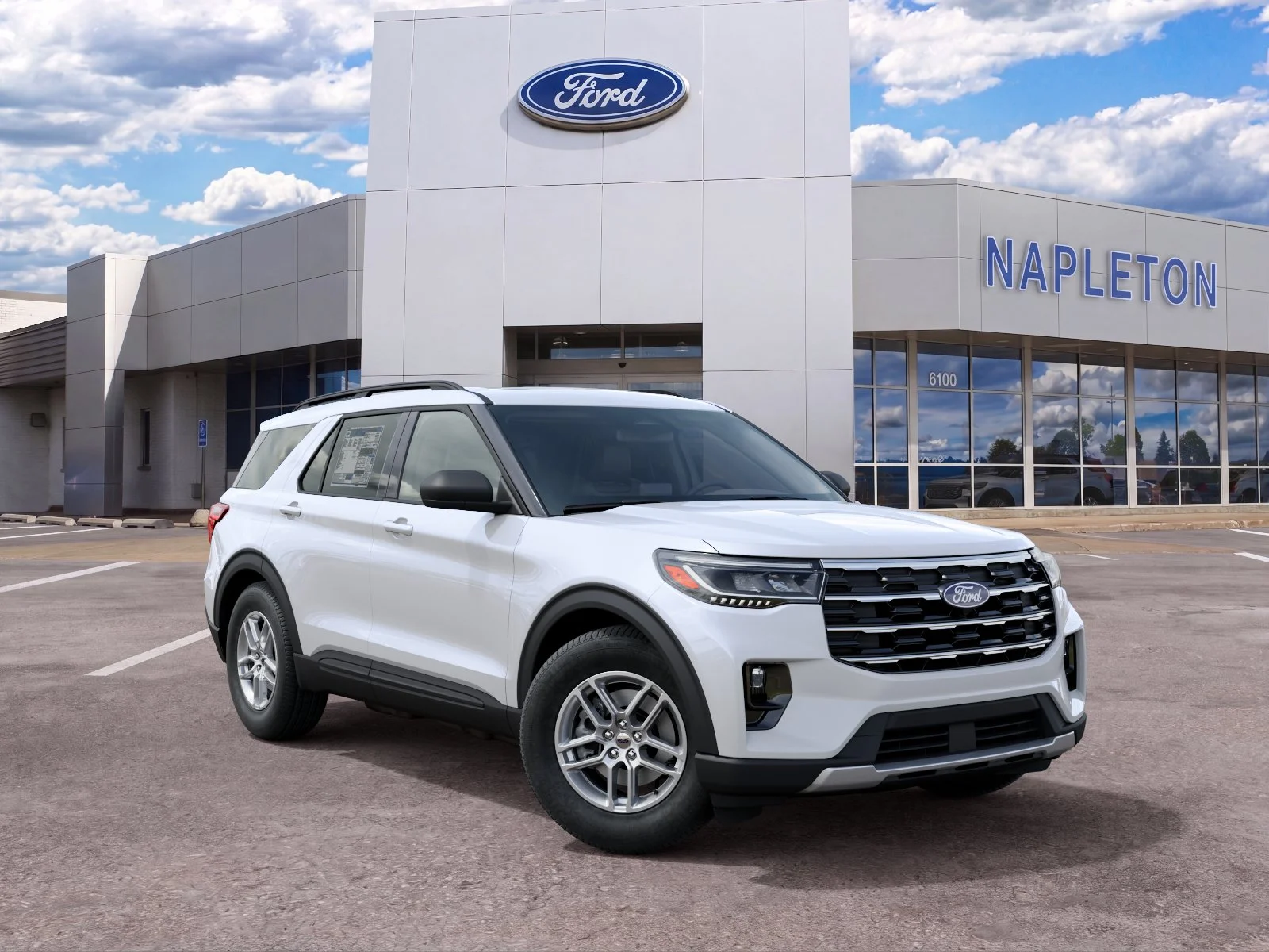 New 2027 Star White Metallic Tri-Coat Ford Active image 4