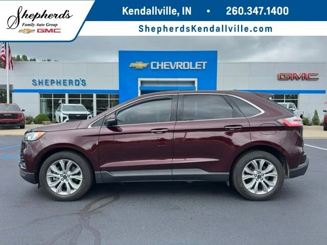 Used 2019 Red Ford Titanium image 1