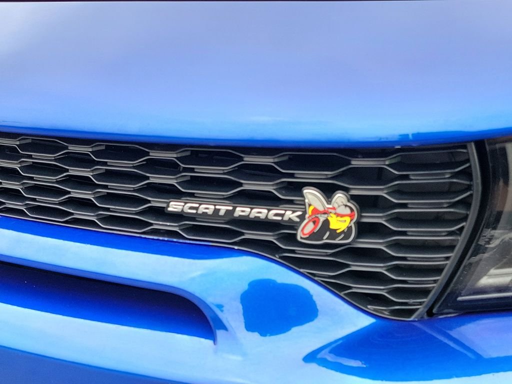 Certified Used 2022 Blue Dodge R/T Scat Pack Widebody image 8