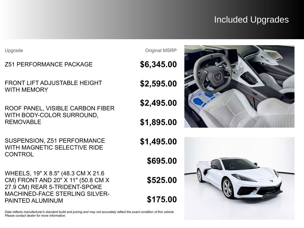 Used 2023 Ceramic Matrix Gray Metallic Chevrolet Stingray image 5