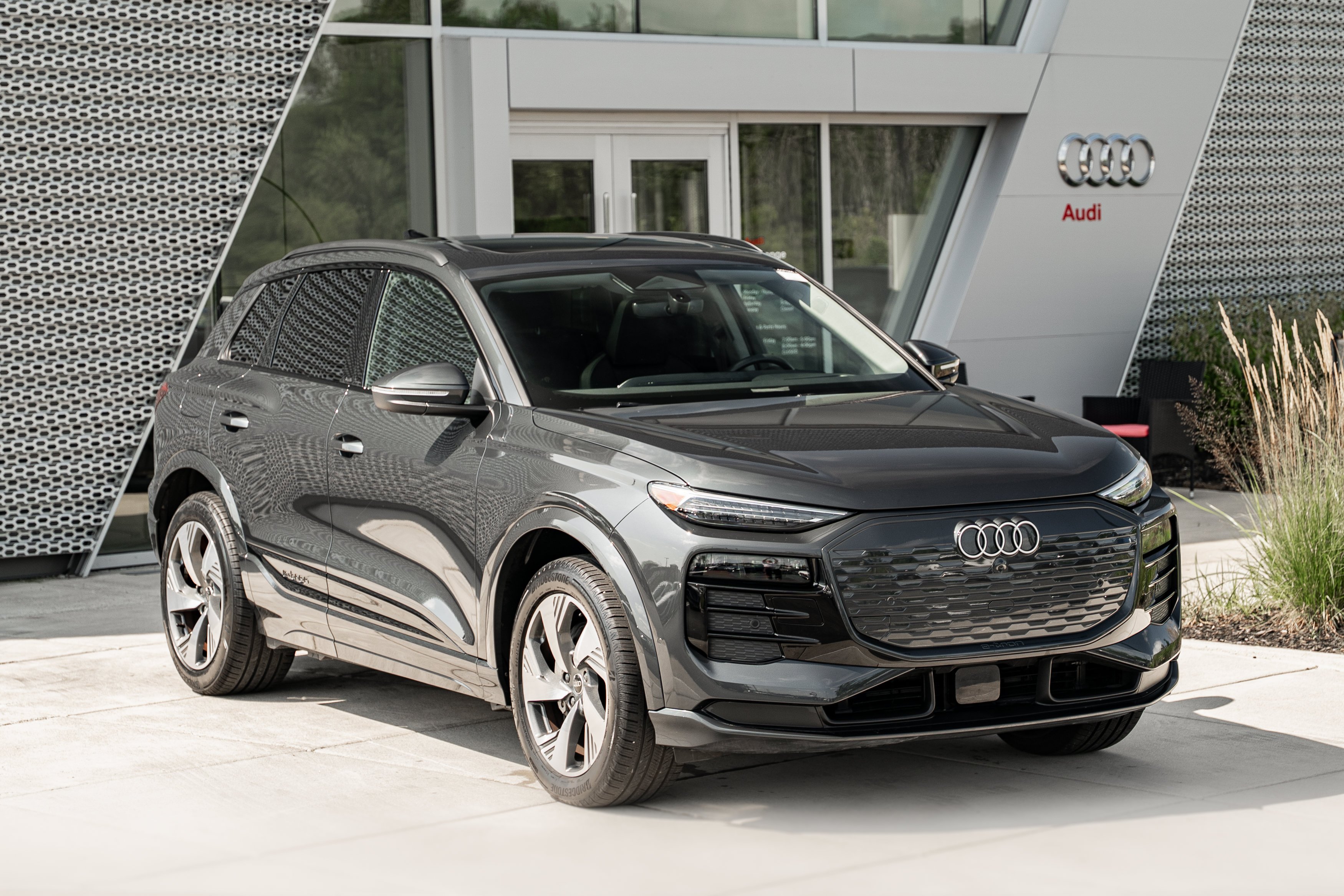 Certified 2025 Audi Q6 e-tron Premium Plus with VIN WA124BGF2SA068827 for sale in St. Charles, IL