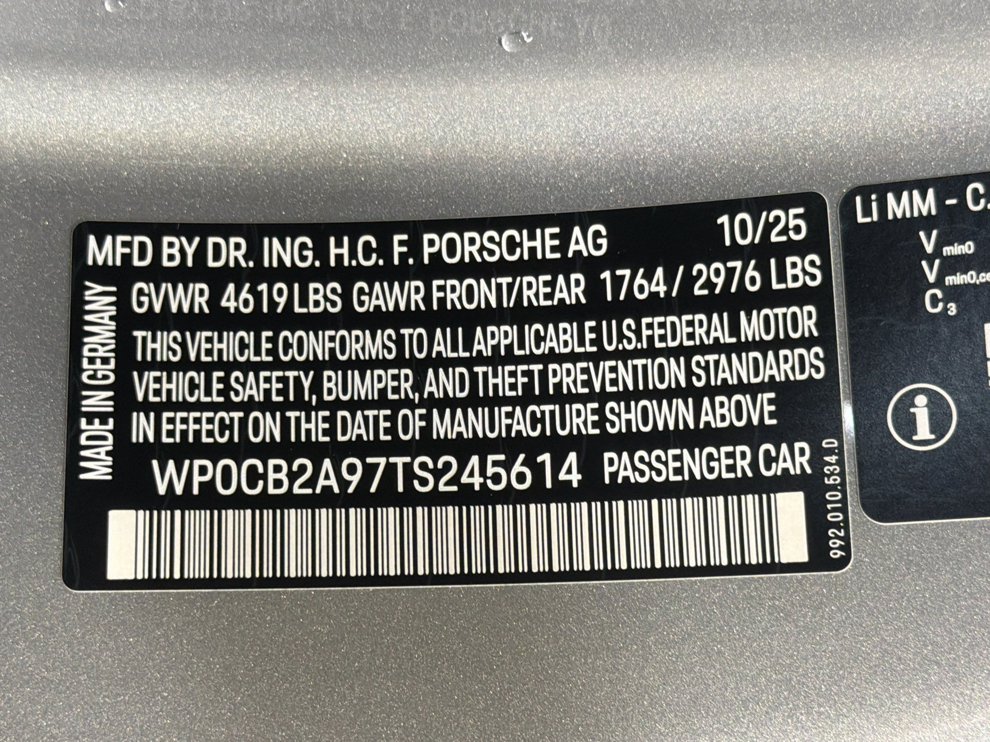 Certified Used 2026 GT Silver Metallic Porsche Carrera GTS image 41