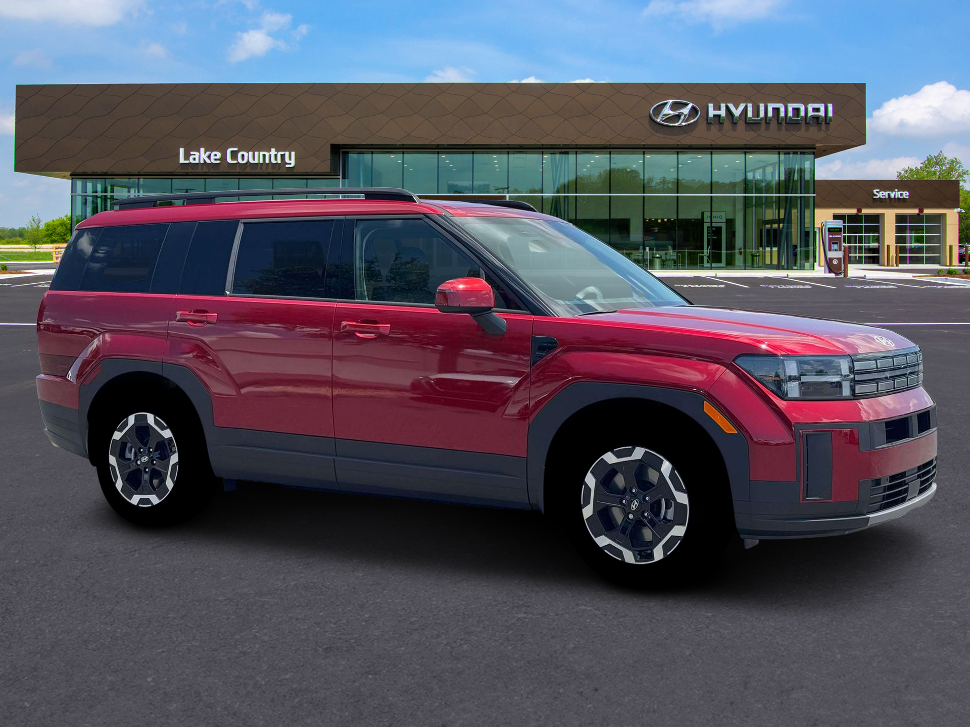 New 2026 Red Hyundai SEL AWD image 10