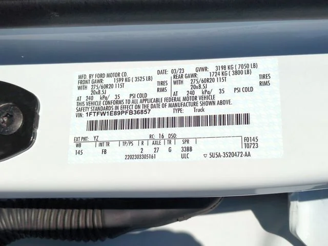 Used 2023 White Ford XLT image 37