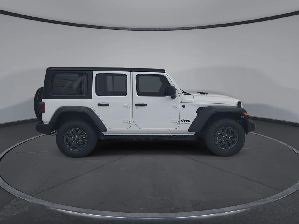 New 2026 Bright White Clear-Coat Exterior Paint Jeep Sport image 2