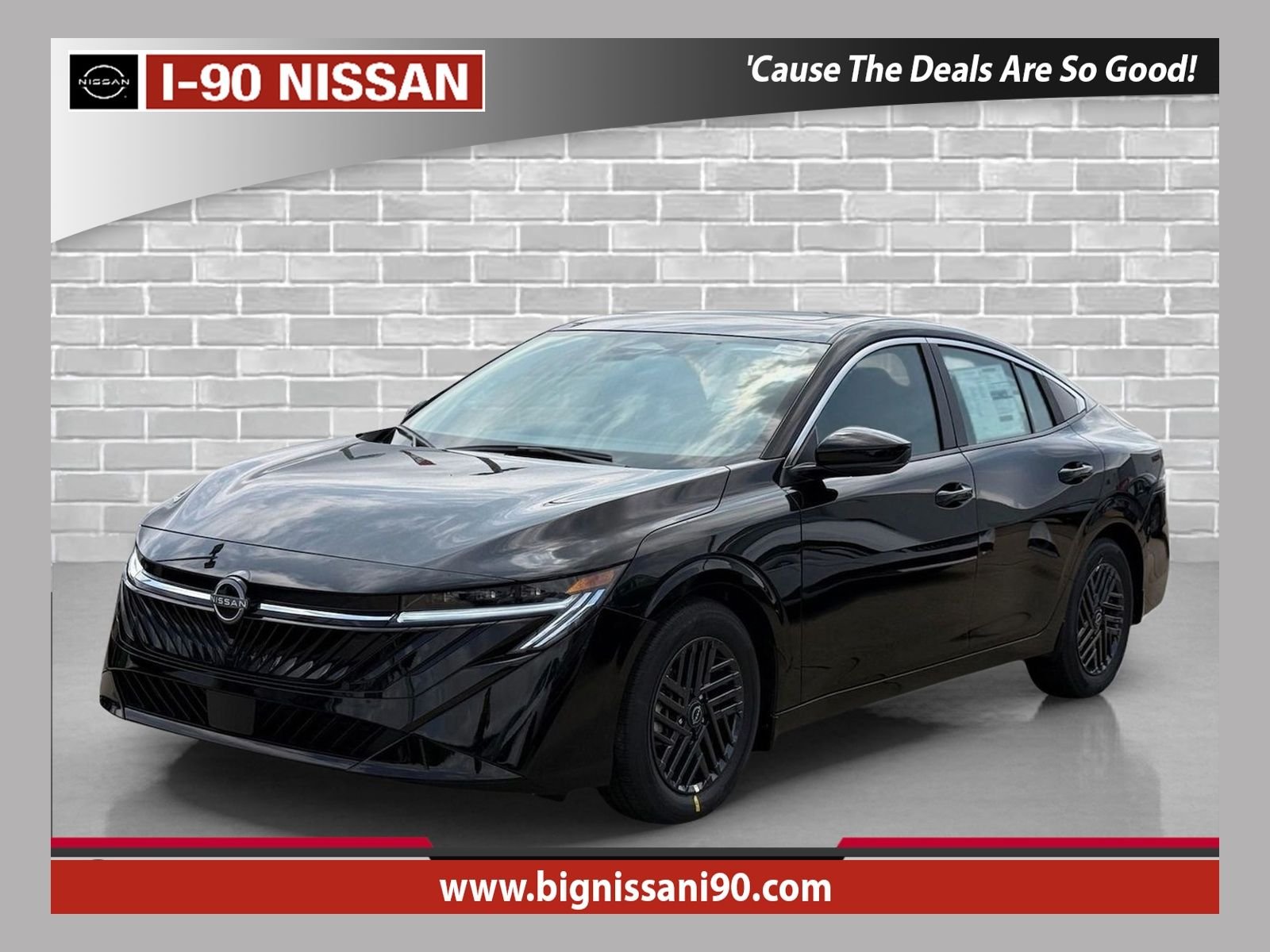 New 2026 Super Black Nissan SV image 1