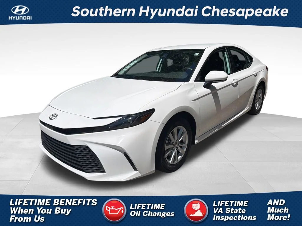 Used 2025 White Toyota LE image 1