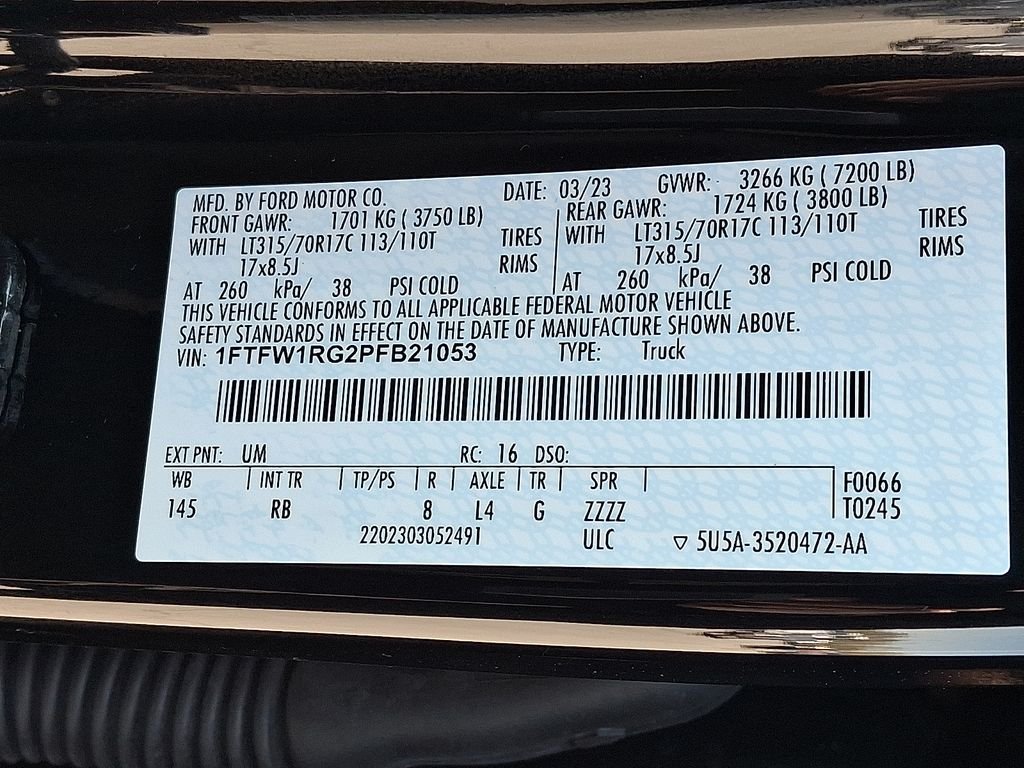 Used 2023 Black Ford Raptor image 28