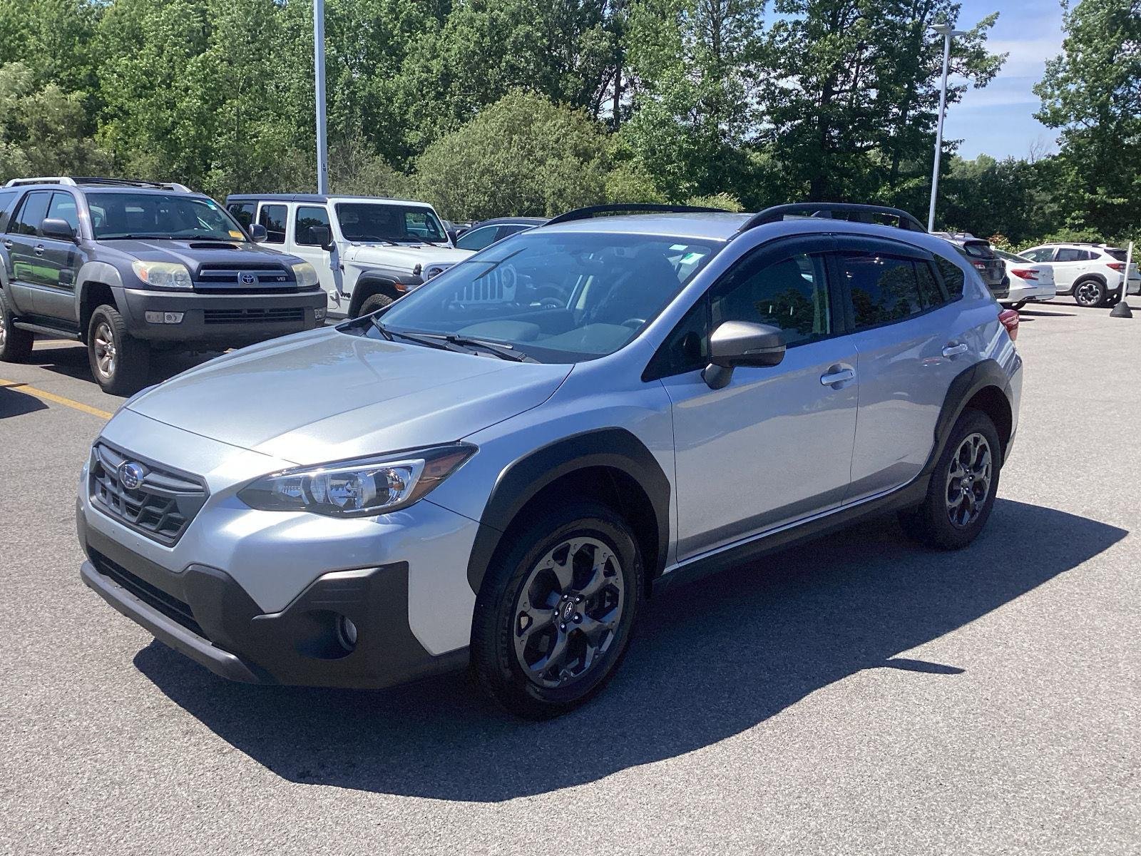 Used 2022 Ice Silver Metallic Subaru Sport image 3
