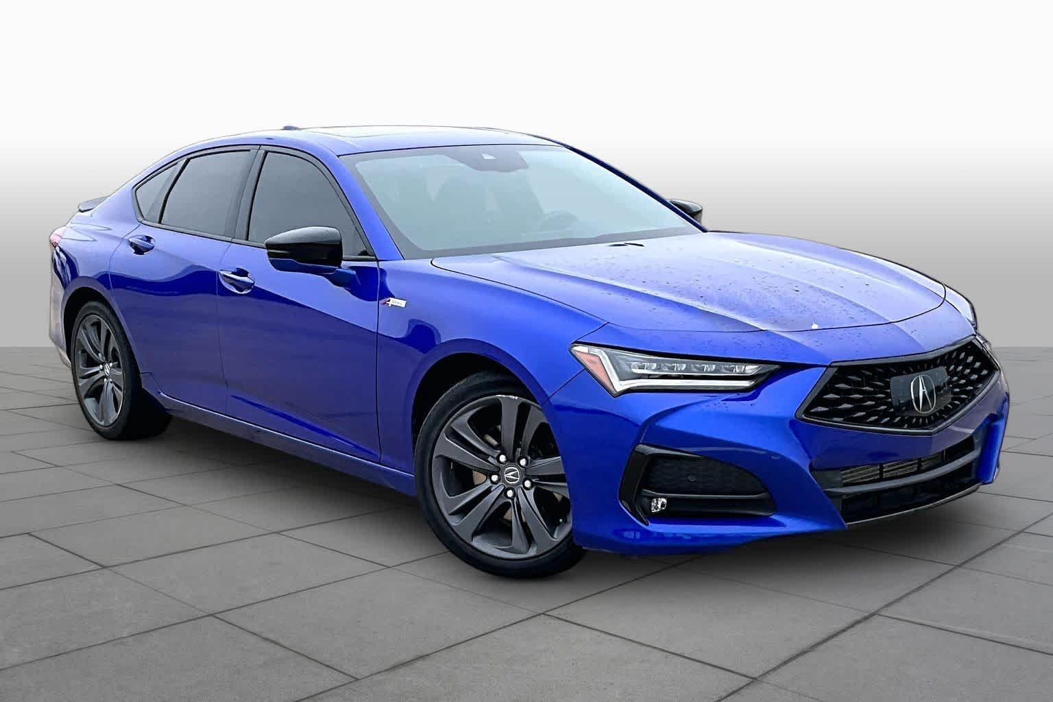 Certified Used 2023 Apex Blue Pearl Acura A-SPEC image 2