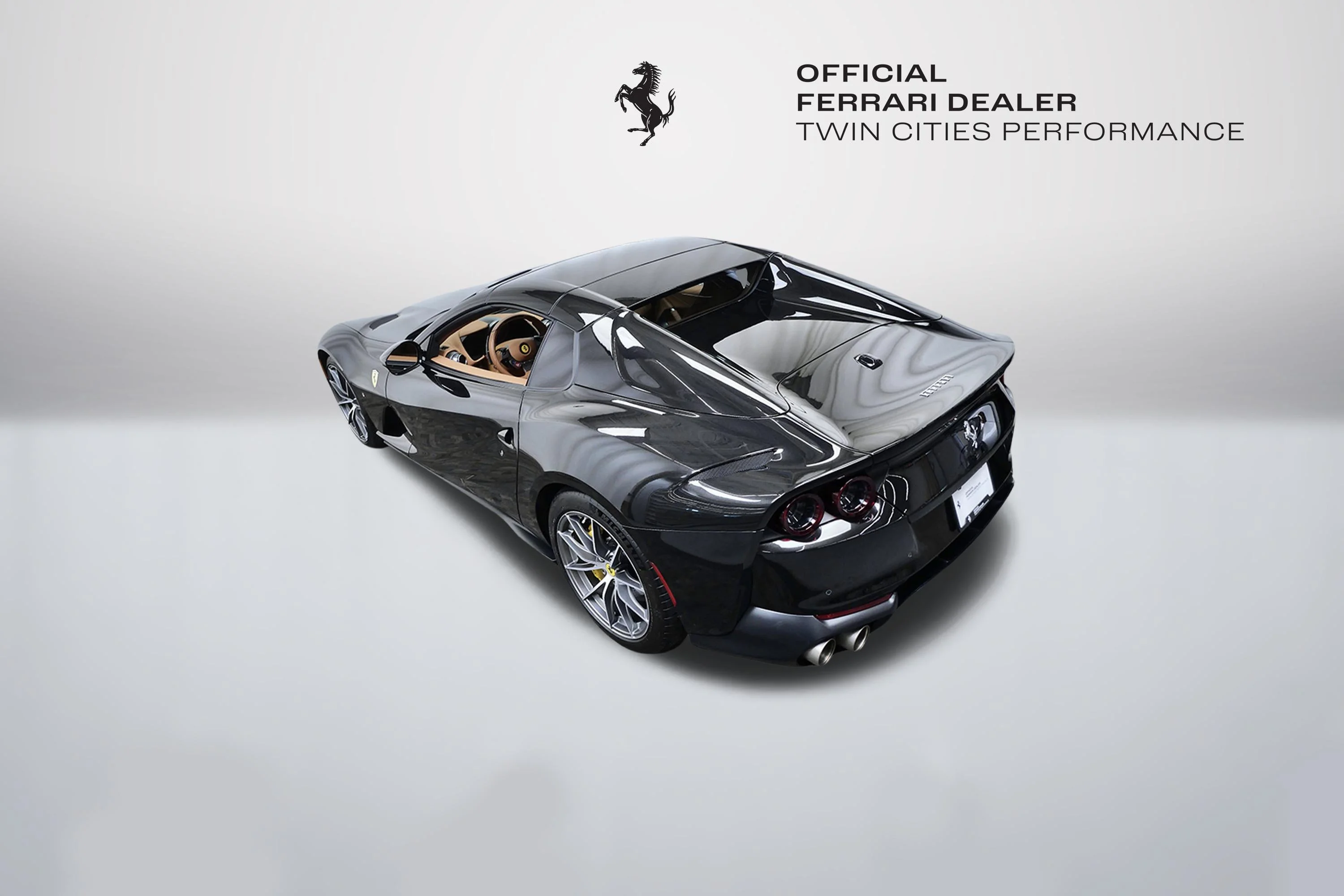 Certified Used 2022 Nero Daytona Metallic Ferrari Base image 5