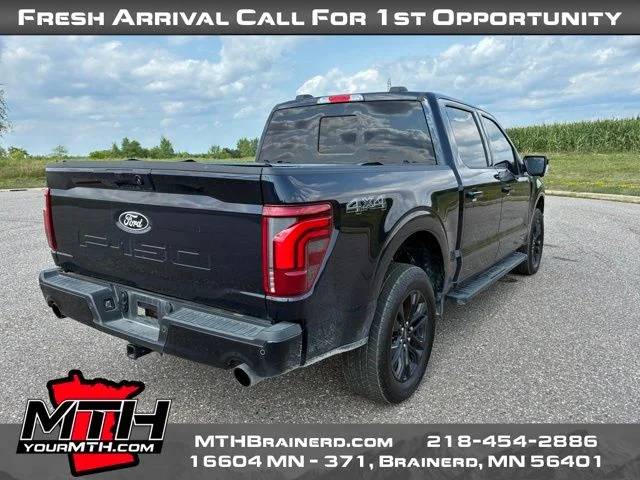Certified Used 2025 Blue Ford Lariat image 8