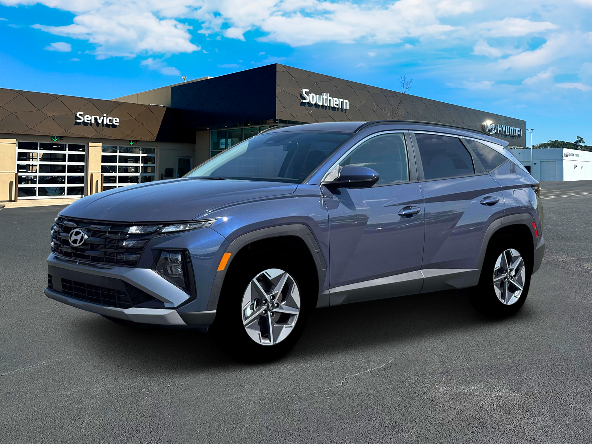New 2026 Blue Hyundai SEL AWD image 2