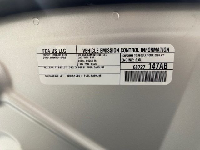 New 2026 Silver Zynith Metallic Clear-Coat Exterior Paint Jeep Latitude Altitude image 11
