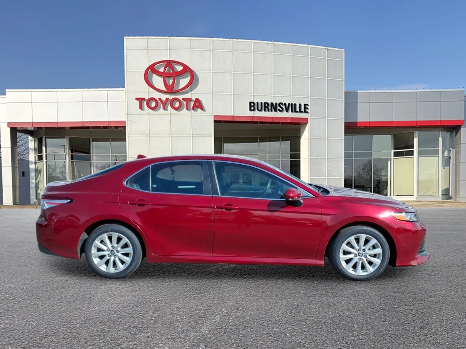 Certified 2020 Toyota Camry LE with VIN 4T1C11AKXLU505830 for sale in Burnsville, Minnesota