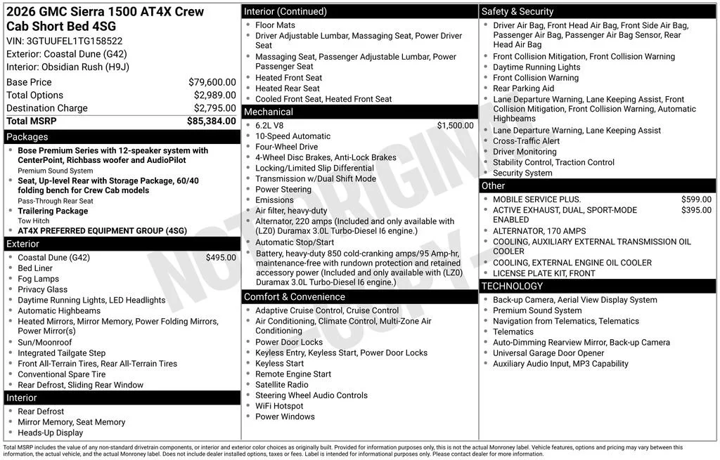 2026 GMC Sierra 1500 AT4X - Photo 29