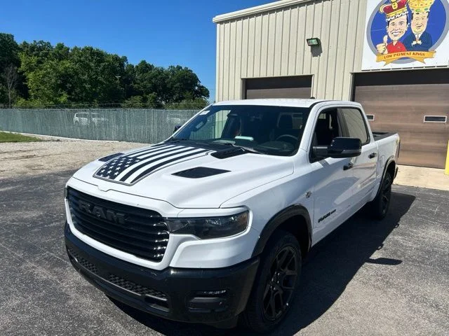 New 2026 Bright White Clear-Coat Exterior Paint RAM LARAMIE image 8
