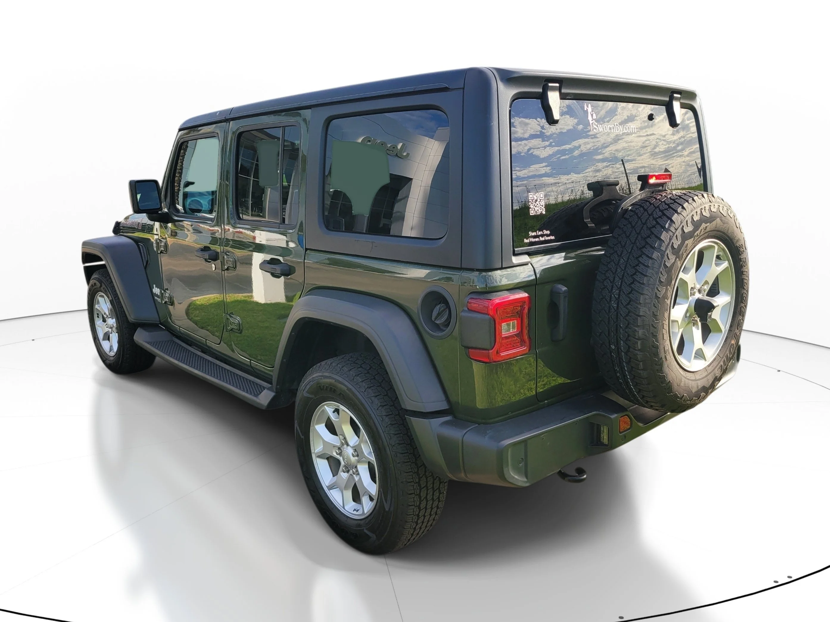 Used 2021 Sarge Green Clearcoat Jeep Unlimited Islander image 6