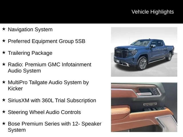 Used 2026 Blue GMC Denali Ultimate image 7
