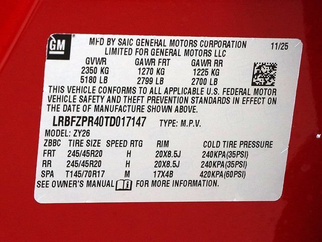 New 2026 Brilliant Red Buick Sport Touring image 27