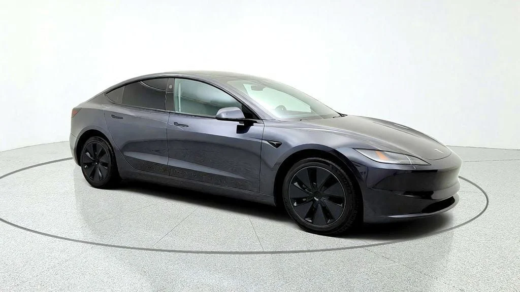 Used 2025 Stealth Grey Tesla Long Range RWD image 3