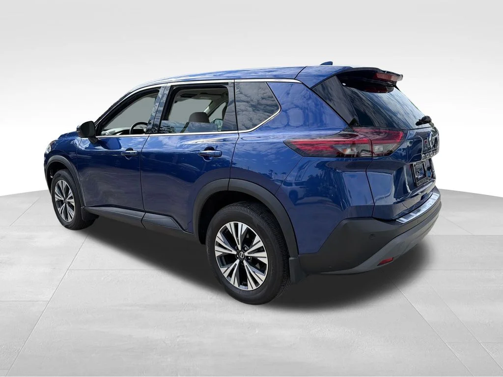 Certified Used 2021 Blue Nissan SV image 5